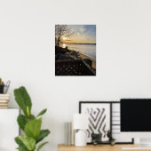 Sunset Waterscape Photo Poster (Thuiskantoor)