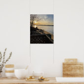 Sunset Waterscape Photo Poster (Keuken)