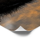 Sunset Waterscape Reflection Photo Poster (Hoek)