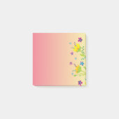 Sunset waterverf Bloom Bloemgradiënt Post-it® Notes (Voorkant)