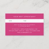 Sunset Waterverf Blot | Benoemingskaart Afsprakenkaartje (Achterkant)