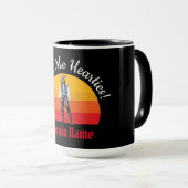 Sunset Waterverf Blue Pirate Mok (Voorkant rechts)