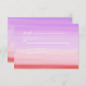 Sunset Waterverf Monogram Collectie | RSVP (Voorkant / Achterkant)