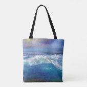 Sunset Wave Canvas tas (Achterkant)