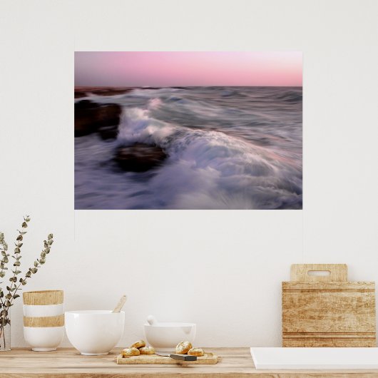 Sunset Wave Poster (Keuken)