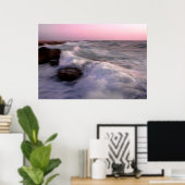 Sunset Wave Poster (Thuiskantoor)