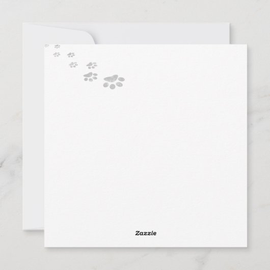 Sunset Wave-Riding Cat Feestdagenkaart (Achterkant)