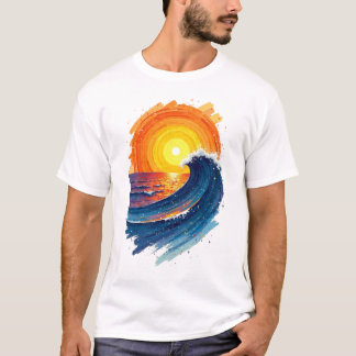 Sunset Wave T-shirt