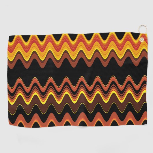 SUNSET WAVES GOLFHANDDOEK (Horizontaal)