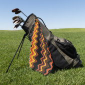 SUNSET WAVES GOLFHANDDOEK (Groen)
