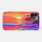 Sunset Waves: levendige kustdroom Case-Mate iPhone Case (Achterkant (horizontaal))