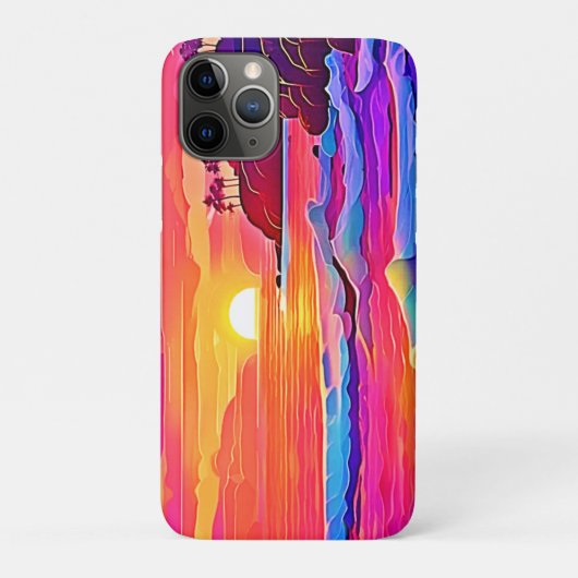 Sunset Waves: levendige kustdroom Case-Mate iPhone Case (Achterkant)