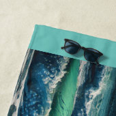 Sunset Waves Strandlaken (In situ)