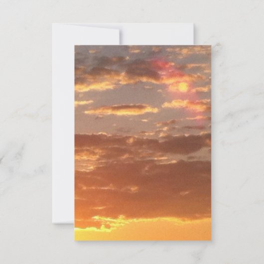 Sunset Wedding Bewaar de datum Save The Date (Achterkant)