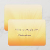 Sunset Wedding RSVP (Voorkant / Achterkant)