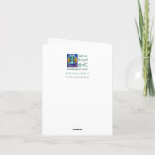 Sunset Wenskaart Feestdagen Kaart (Achterkant)