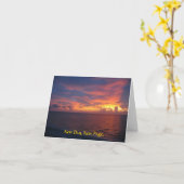 Sunset Wenskaarten-- New Day, New Page. Kaart (Gele Bloem)