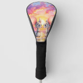 Sunset Whispers – Een Klein Liefdesverhaal. Golfheadcover (Voorkant)