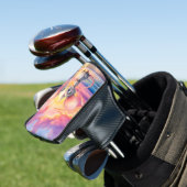 Sunset Whispers – Een Klein Liefdesverhaal. Golfheadcover (Insitu)