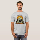  Sunset Whitefish Montana MT T-shirt (Voorkant volledig)