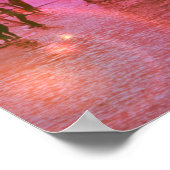 Sunset Windsurfing Poster Print (Hoek)