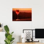 Sunset Wine Tasting Party Poster (Thuiskantoor)