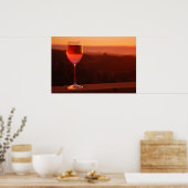 Sunset Wine Tasting Party Poster (Keuken)