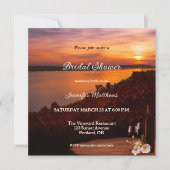 Sunset Winery of Vineyard Vrijgezellenfeest Kaart (Voorkant)