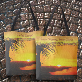 Sunset Winkelen 2441 Tote Bag