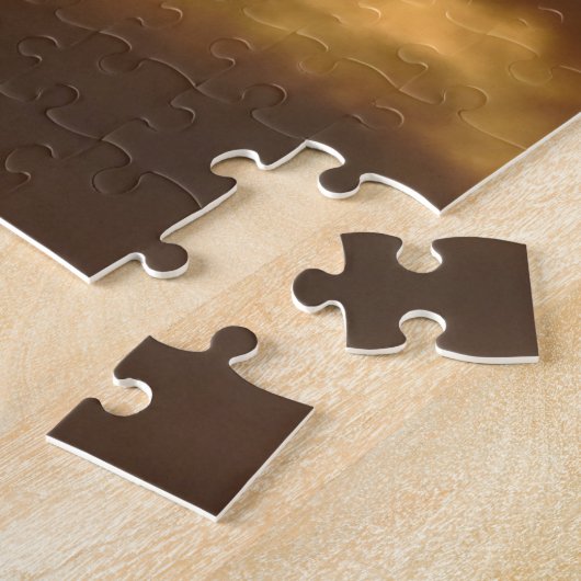 Sunset Winter Puzzle Legpuzzel (Zijkant)