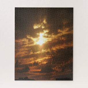 Sunset Winter Puzzle Legpuzzel