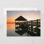Sunset with Reflections Briefkaart (Voorkant / Achterkant)
