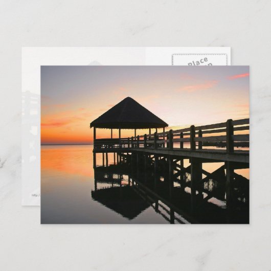 Sunset with Reflections Briefkaart (Voorkant / Achterkant)