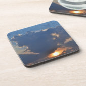 Sunset with Teacup Cloud Formation by STaylor Bier Onderzetter (Linkerzijde)