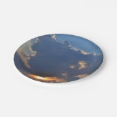 Sunset with Teacup Cloud Formation by STaylor Papieren Bordje (Gekanteld)