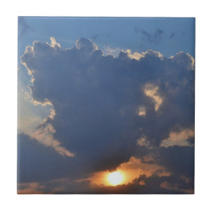 Sunset with Teacup Cloud Formation by STaylor Tegeltje