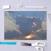 Sunset with Teacup Cloud Formation by STaylor Tissuepapier (Craft)