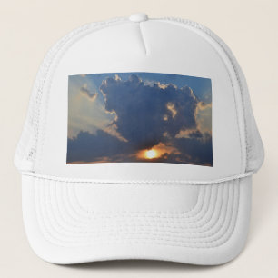 Sunset with Teacup Cloud Formation by STaylor Trucker Pet