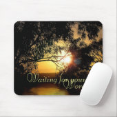 Sunset Words Mousepad Muismat (Met muis)