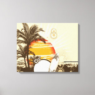 Sunset - Wrapped Canvas Afdruk