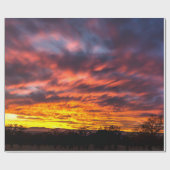 Sunset Wrapping Paper Cadeaupapier (Vlak)