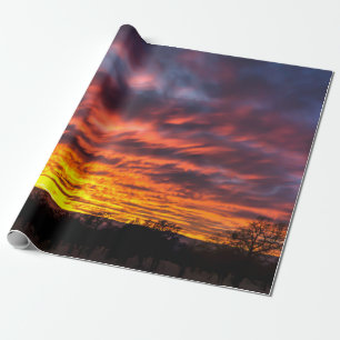 Sunset Wrapping Paper Cadeaupapier