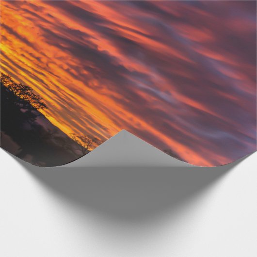 Sunset Wrapping Paper Cadeaupapier (Hoek)