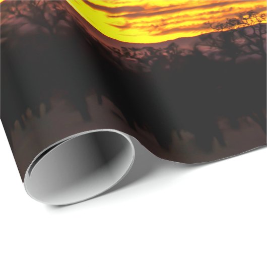 Sunset Wrapping Paper Cadeaupapier (Rol Hoek)