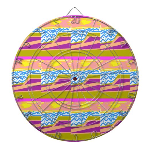 Sunset Yacht Waves Dartbord (Voorkant)