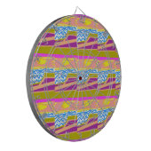 Sunset Yacht Waves Dartbord (Voorkant Links)