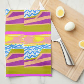 Sunset Yacht Waves Theedoek (Quarter Fold)