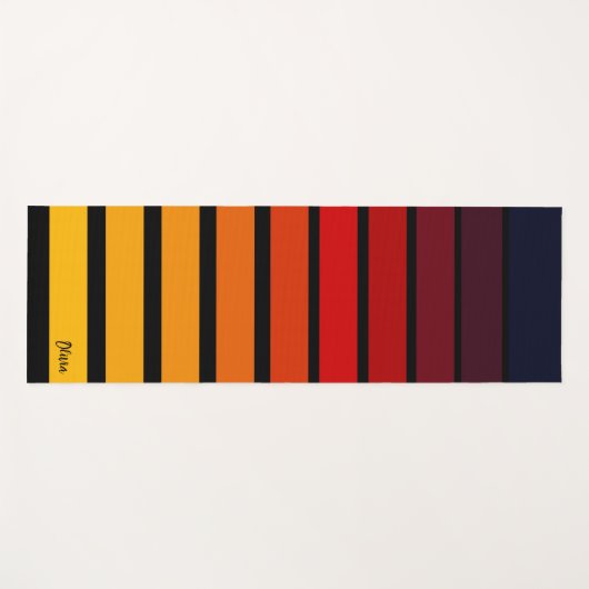 Sunset Yogamat (Voorkant (horizontaal))