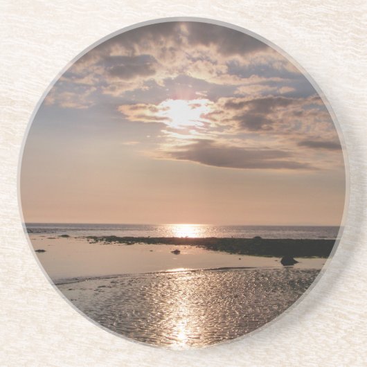 SUNSET ZANDSTEEN ONDERZETTER (Voorkant)