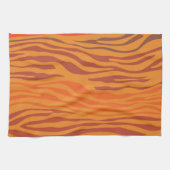 Sunset Zebra Abstract Theedoek (Horizontaal)